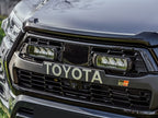LAZER LAMPS Radiator grille kit TOYOTA Hilux GR Sport (2022+) Triple-R 750 Elite G2