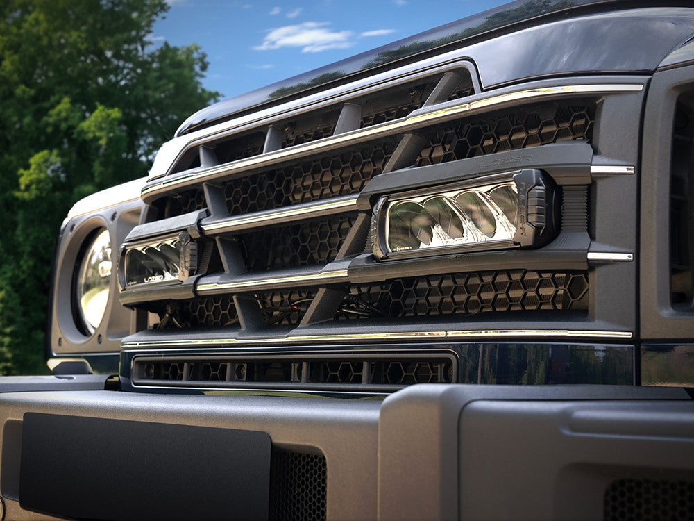 LAZER LAMPS Radiator Grille Kit INEOS Grenadier Triple-R 750 Elite Gen2