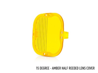 LAZER LAMPS LENS PROTECTOR YELLOW HALF-RIBBED 15