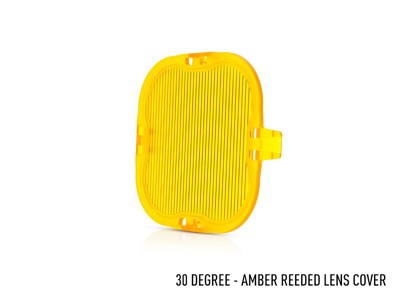 LAZER LAMPS Vorsatzlinse GELB GERIFFELT 30° RP SERIE/UTILITY-80 HD