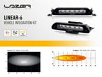 Lazer Lamps Grille Kit for VW ID Buzz (2023+) Linear 6 STD/Elite