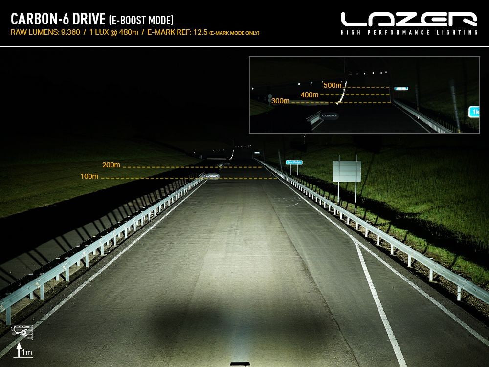 LAZER LAMPS CARBON-6 Gen3 DRIVE