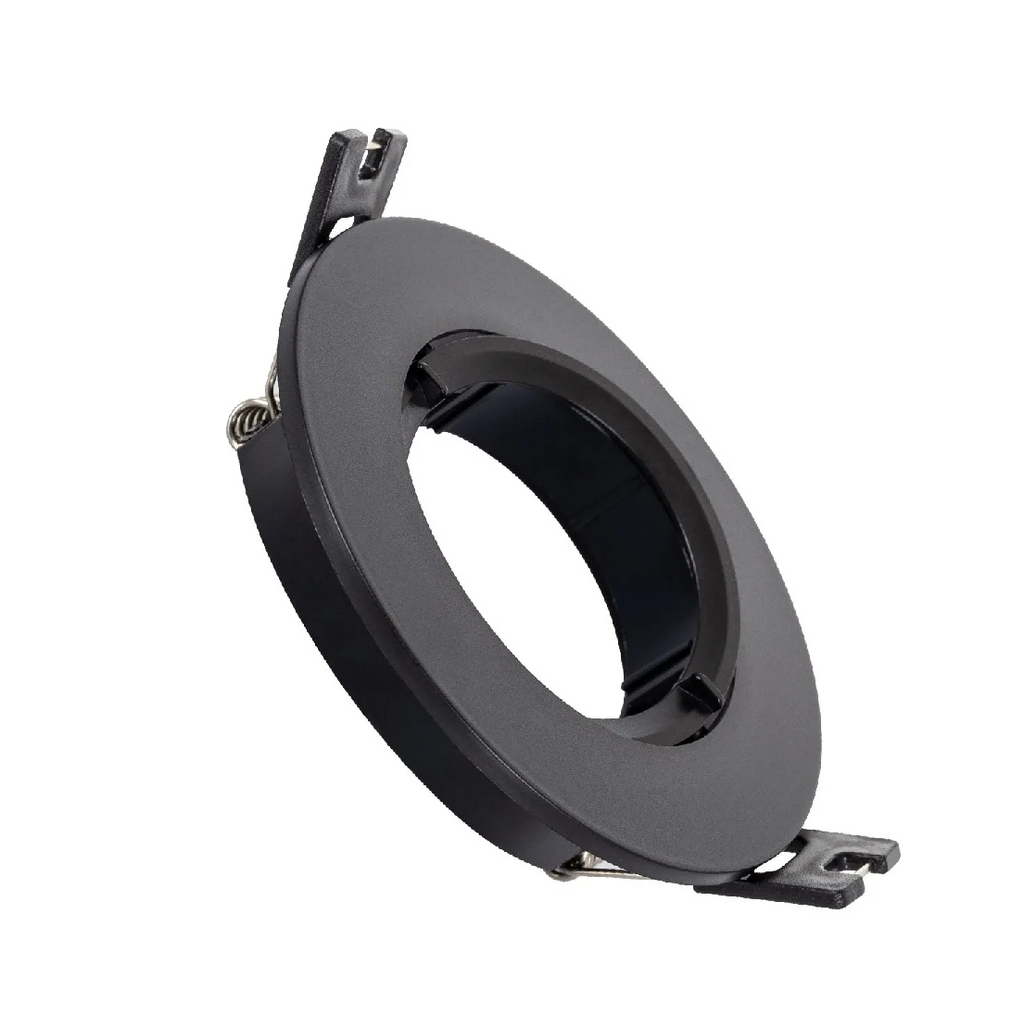 Einbaurahmen Classic rund schwenkbar Ø68mm weiß/schwarz