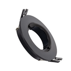 Einbaurahmen Classic rund schwenkbar Ø68mm weiß/schwarz