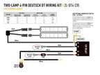 Lazer Lamps cable set double (for Utility 80HD series with adjustable brightness and RP hyperspot)