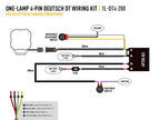 Lazer Lamps Cable Set Single (for Utility 80HD series with adjustable brightness and RP hyperspot)