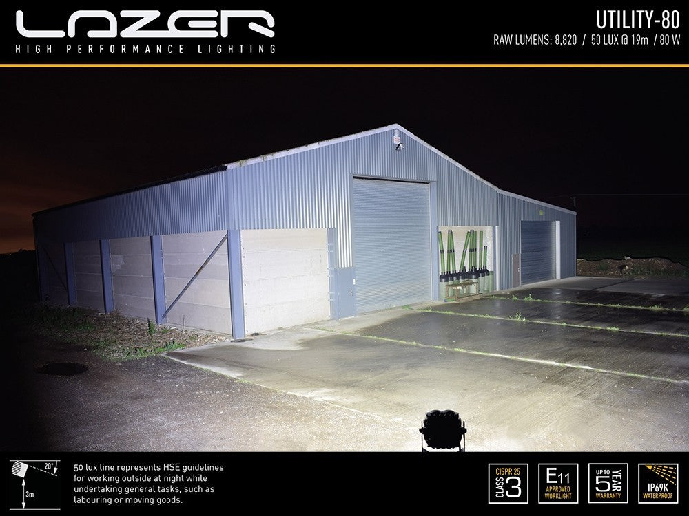 LAZER LAMPS Utility 80 ADR